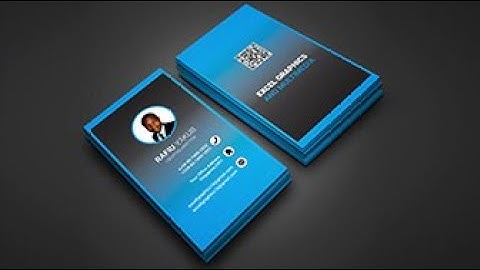 Vertical Business Card Design In CorelDRAW Tutorial