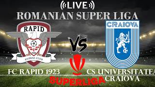 🔴Live Score FC Rapid 1923 vs CS Universitatea Craiova | Romanian Super Liga
