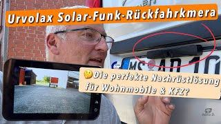 Ohne Kabel: Die neue Urvolax FunkRückfahrkamera UR51X mit Solarladung und USBC Akku im Praxistest