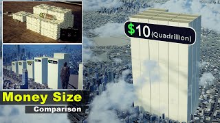 Money Size Comparison in Cash | How Billion, Trillion, quadrillion, quintillion USD in Real scale