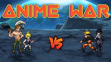 Meliodas (all form) & Escanor VS Naruto (all form) & Sasuke Rinnegan in Jump Force Mugen