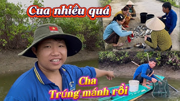 Lên Cha Mẹ Vợ Phụ Tiếp Thuốc Cá Và Bất Ngờ Cha Bắt Được Nhiều Cua Cá