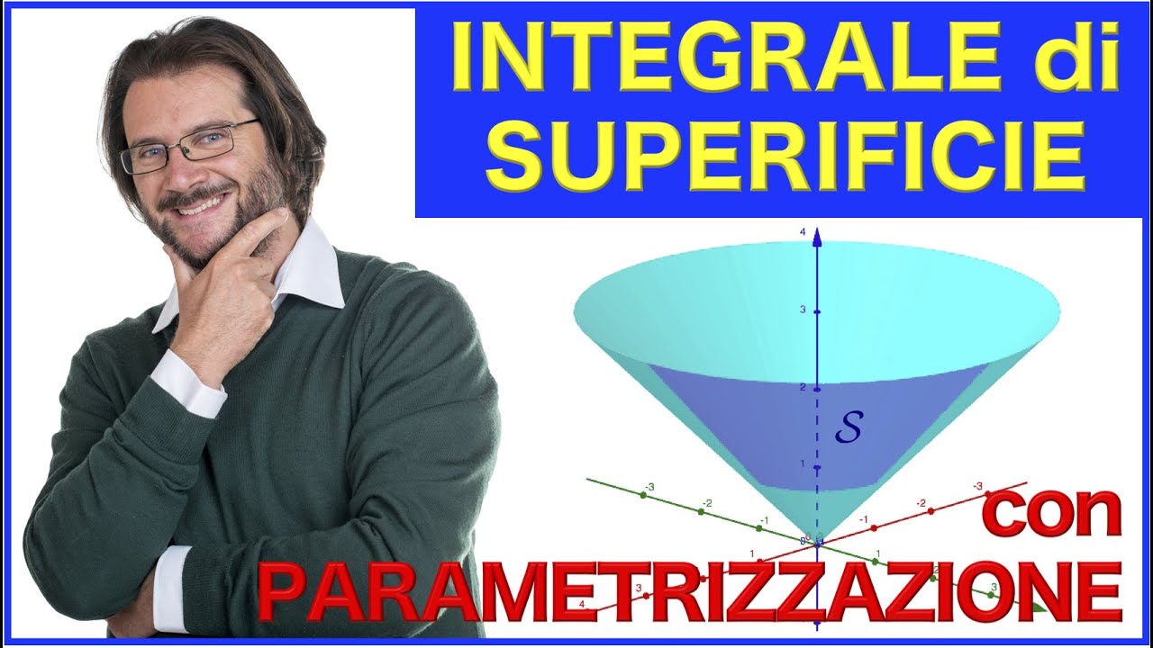 Integrale di superficie, con parametrizzazione, esercizio svolto