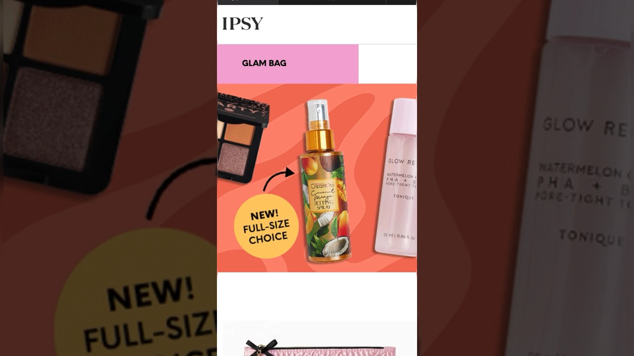 BREAKING UPDATE ‼️ New FULL SIZE Ipsy Glam Bag CHOICE Spoiler & Date • March 2024 | Viruzzzka