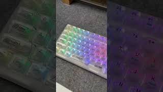 Pretty Pink Crystal Keeb: Aula F98 #keyboard #mechanicalkeyboard #keebs
