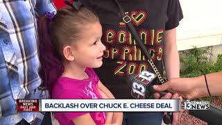 Chuck E Cheese's 'pay your age' deal comes with some backlash