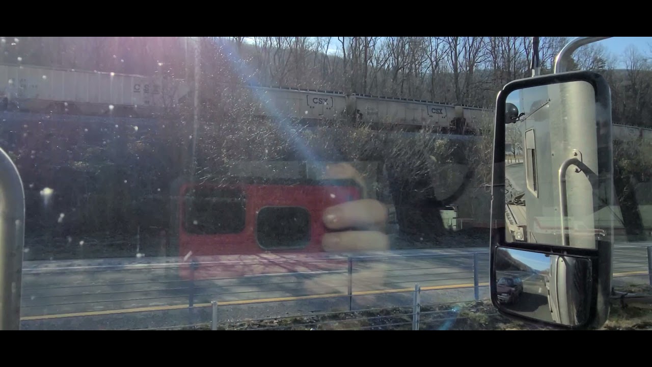 CSX Grain Train in Low Moor, Virginia YouTube