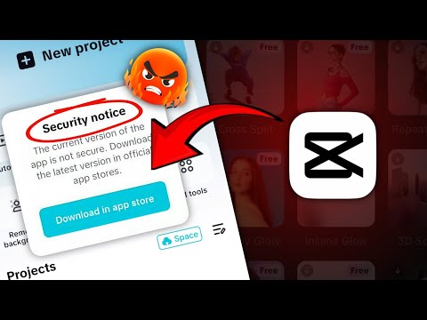 How to fix Capcut Security Notice Problem 2025 में | capcut security notice problem solved
