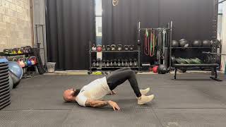 Glute bridge sit ups