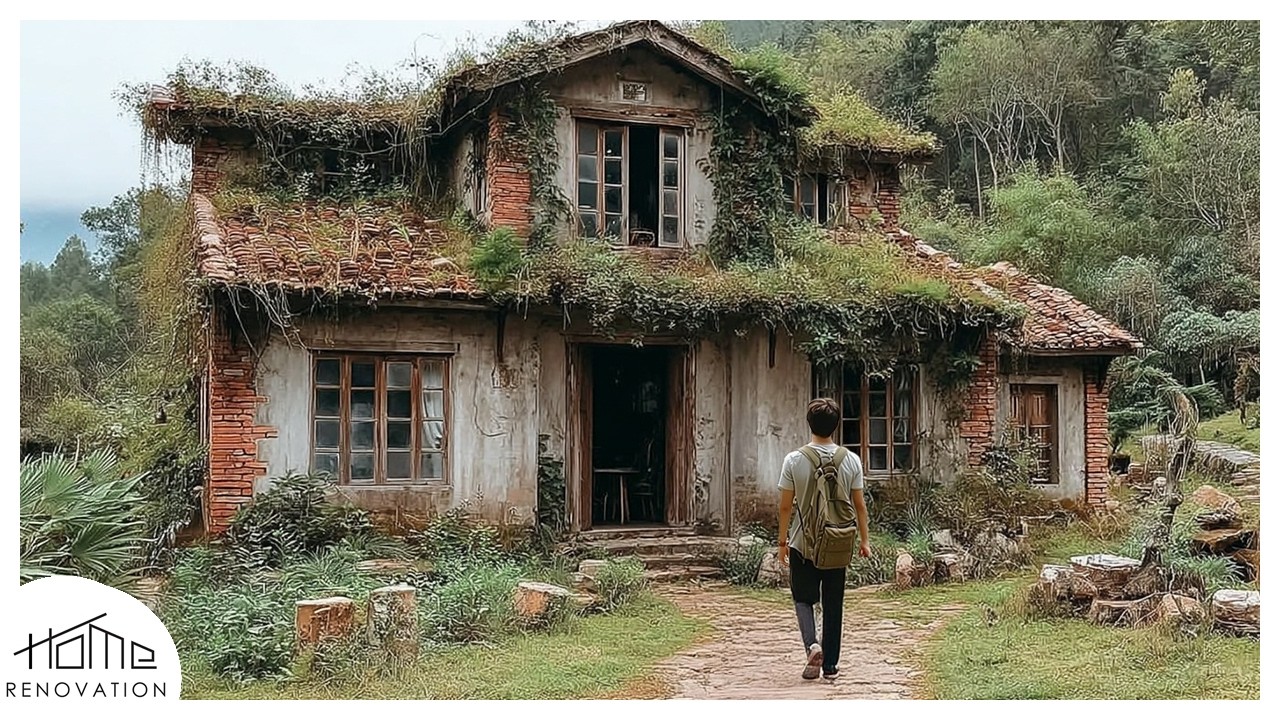 Después de Graduarme, mi Abuelo me Regaló una Casa Antigua Abandonada y la Convertí en Algo Hermoso