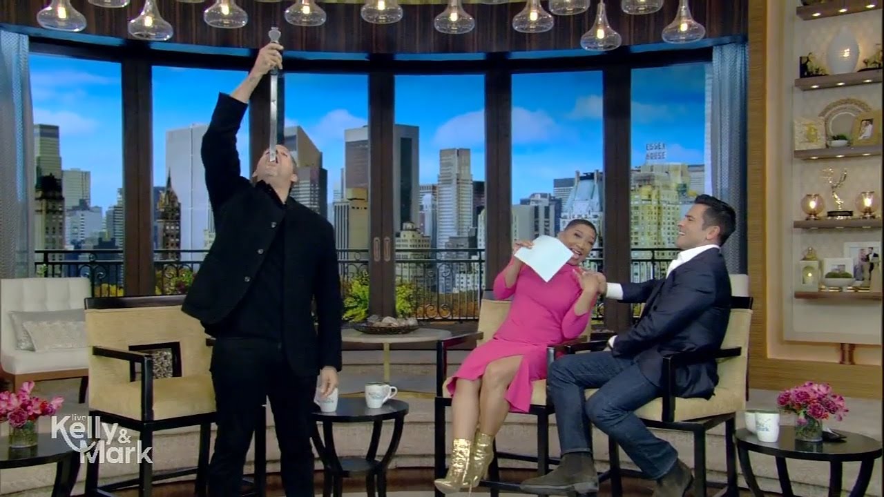 David Blaine’s Swallows a Sword