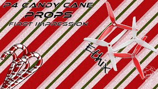 Ethix P4 - Candy Cane props  First impression ? Are They Good ? #ethixltd #FPVfreestyle #drones