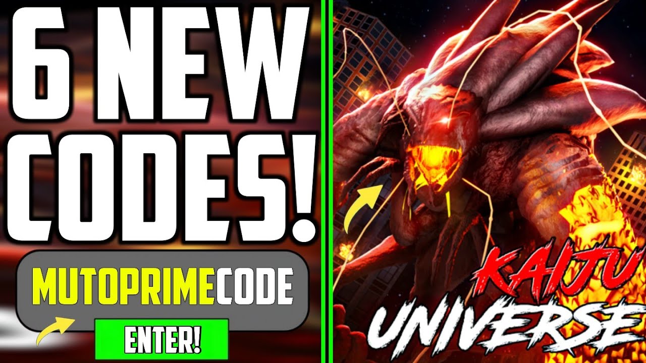 NEW* MUTO PRIME CODES FOR Kaiju Universe IN APRIL 2023! ROBLOX Kaiju  Universe CODES 