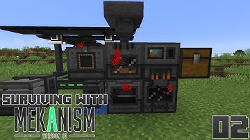 Surviving With Mekanism v10 :: E02 - 3x Ore Processing