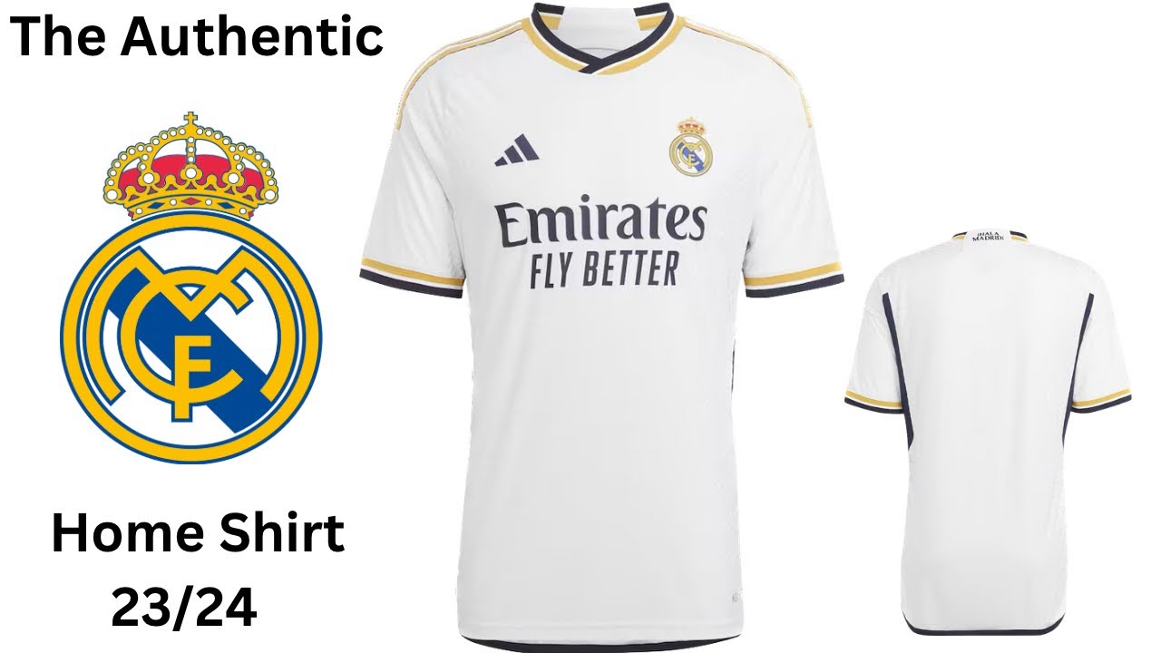 Real Madrid 23/24 Home Shirt - Authentic | QUICK LOOK | Heat.Rdy