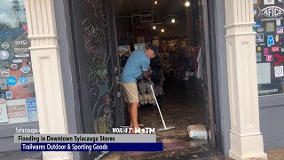 Daybreak News - Downtown Sylacauga Flooding - 06/08/2022
