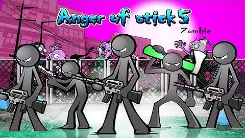 Seve A 1 Man To Zombie - Anger Of Stick 5 - Level 1 - Android Gameplay - Full Gameplay - #7hgaming