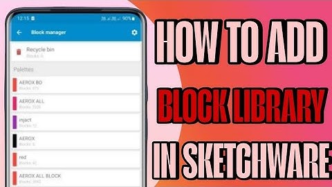 How To Add Blocks In Sketchware | How To Library Blocks In Sketchware | Sketchware Tutorial
