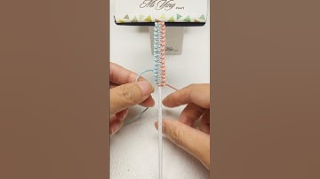 How to Tie the Knot | Easy Macrame & Bracelet Tutorial  #shortstutorial #diy #macrame #knotting