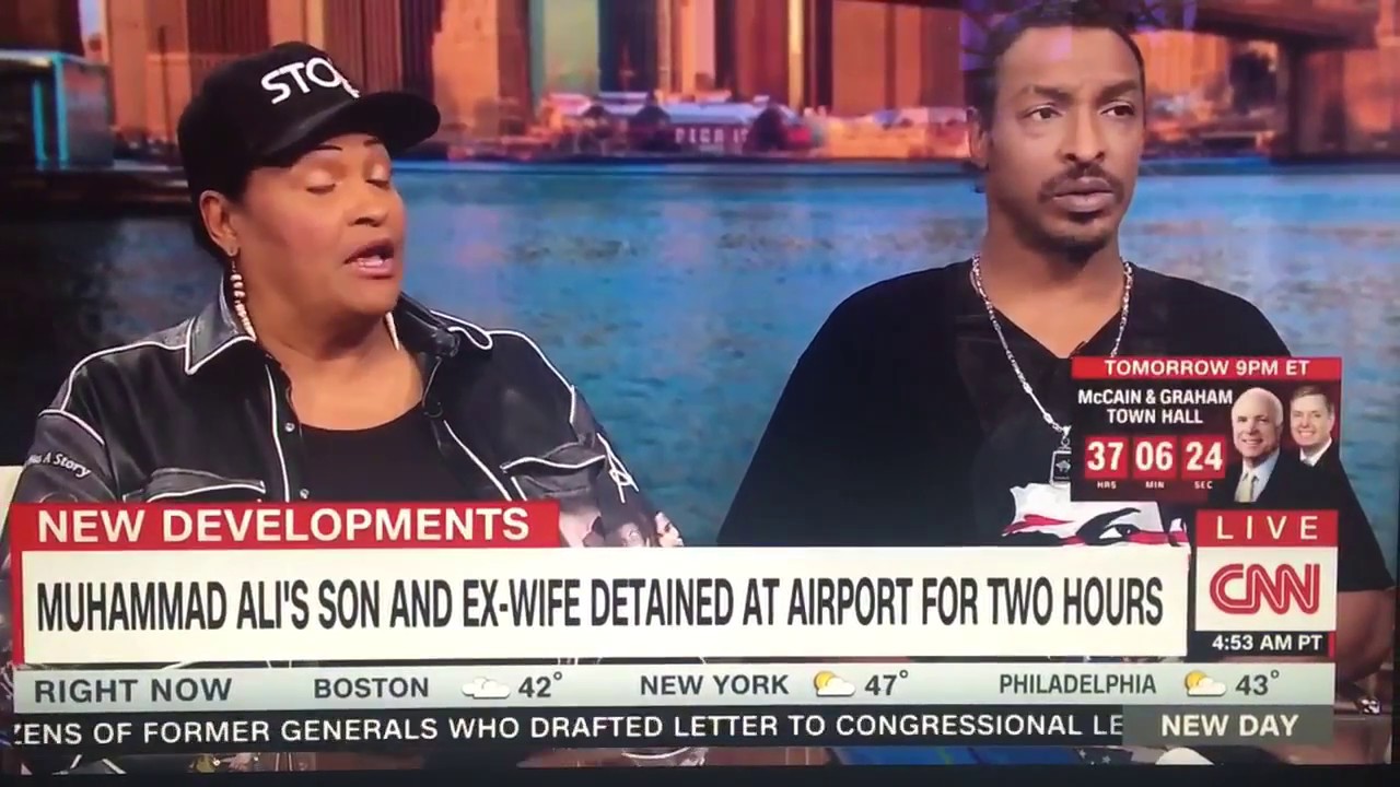 "Are You Muslim?": Muhammad Ali's Son & Former Wife on their Detention & Interrogation at FL Airport