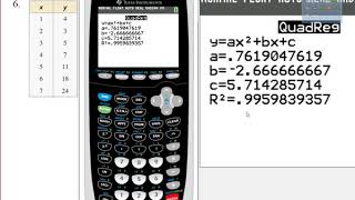 6.7 Comparing Exponential and Quadratic Models