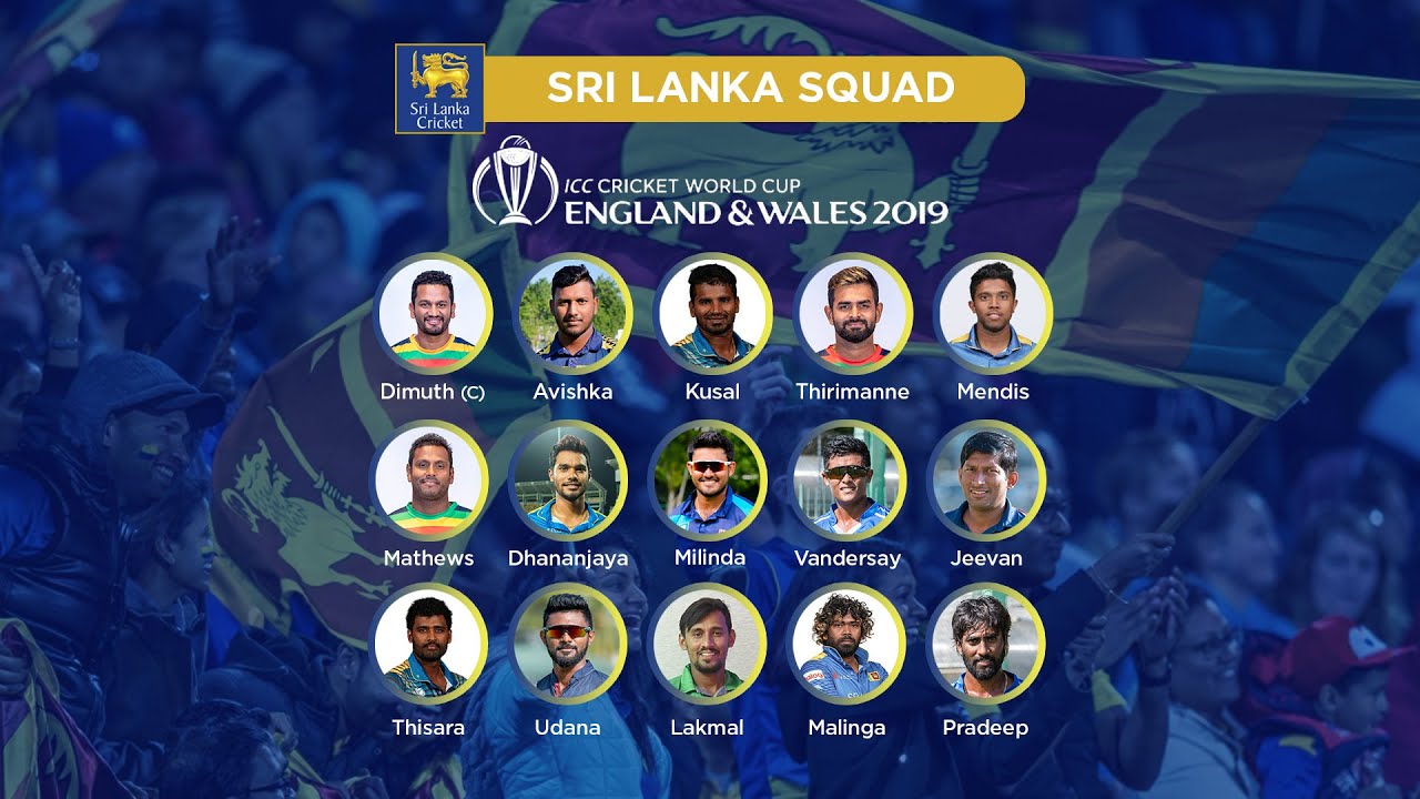 Sri Lanka announce ICC Cricket World Cup 2019 squad