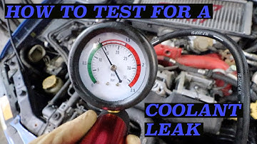 Testing a Cooling System for Leaks Using a Pressure Tester