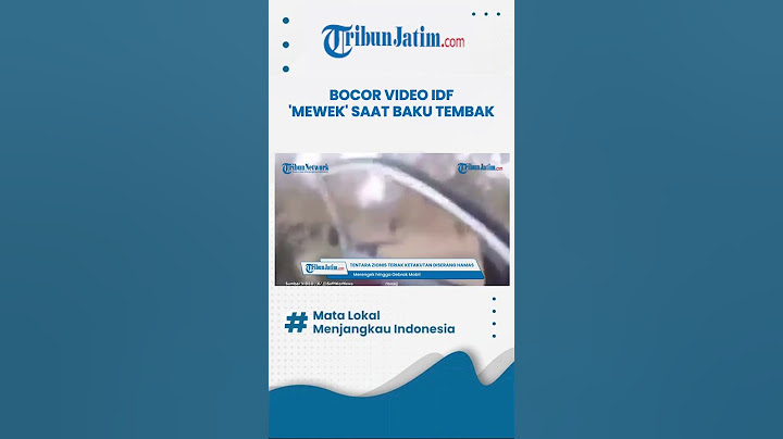 Video Tentara Zionis yang Ketakutan saat Operasi Badai Al-Aqsha Kembali BOCOR