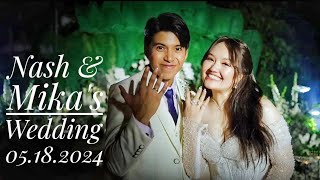 NASH AGUAS & MIKA DELA CRUZ WEDDING/5.18.2024