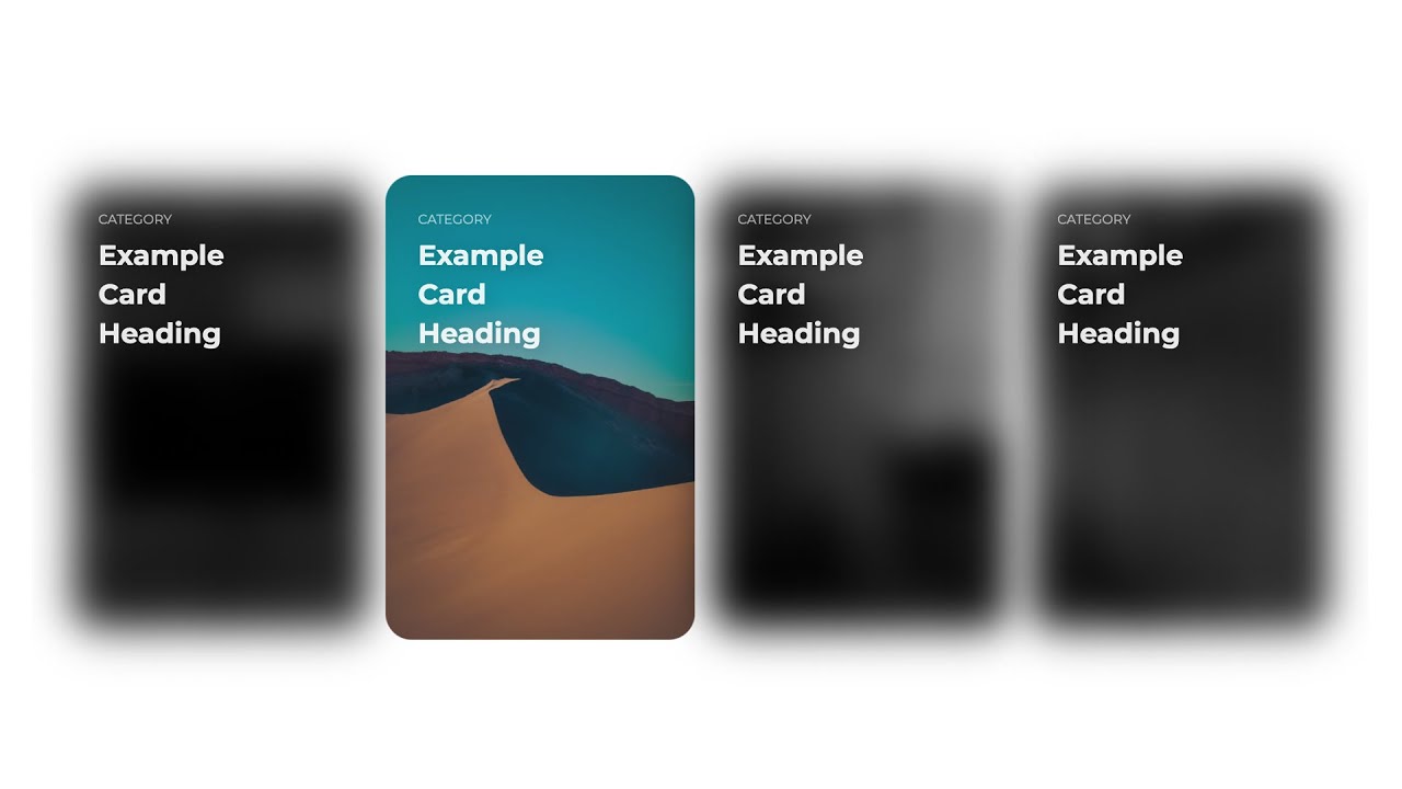 CSS Card Filter Hover Effects Animation | Html CSS - YouTube