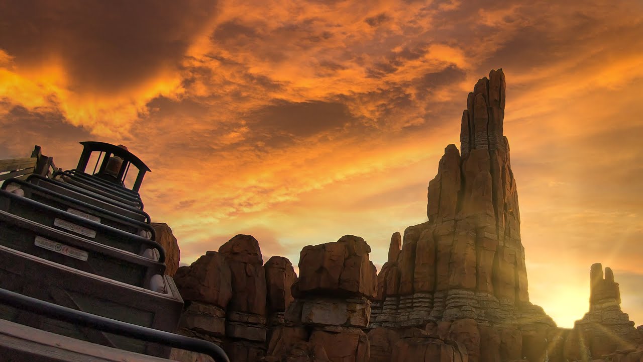 [4K Exclusive Private Ride] Big Thunder Mountain On Ride - Disneyland Paris