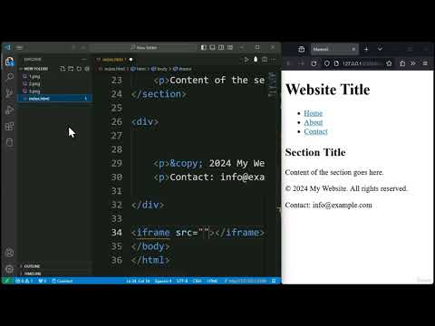 HTML iFrames Explained 🖥️ | Part 11 | Embed Websites & Videos Easily