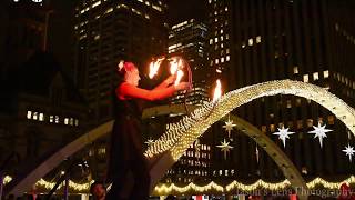 Cavalcade of Lights 2017 Fire Act Play Nathan Phillips Square Toronto