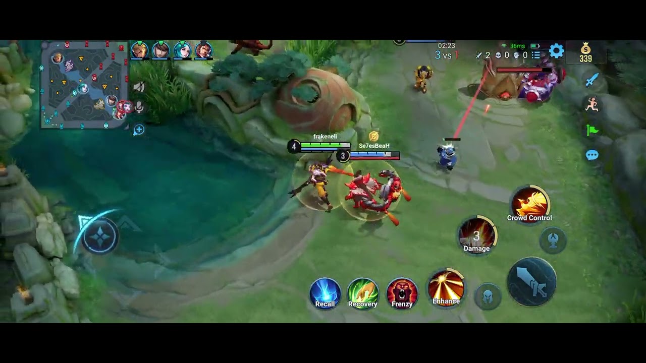 Hok Farm Rotation (HoK) Honor of Kings basic farm lane - YouTube