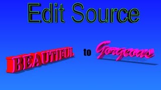 3D TEXT AND EDIT SOURCE IN PHOTOSHOP CC 2017
