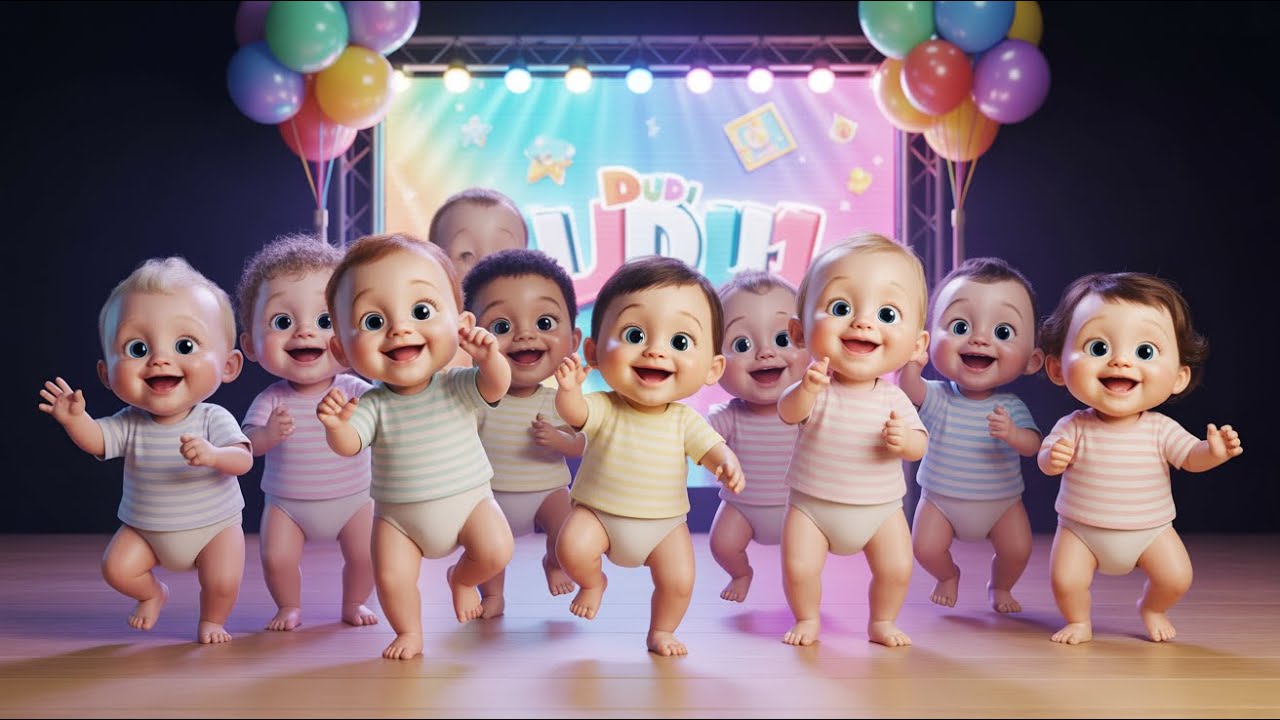 Dudi Dudi Dam Dam Dance! Three Little Pigs | Baby Songs & Nursery Rhymes