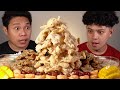 GABUNDOK na CHOLESTEROL | Chicharon Bulaklak + Chicken Skin Mukbang collab with @JIGS TVE