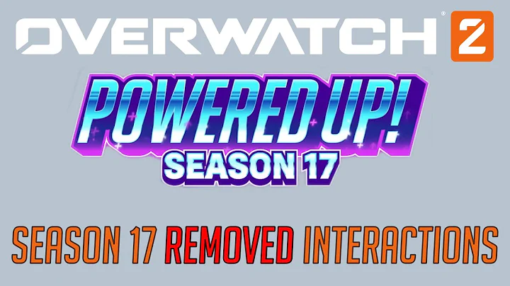 Overwatch 2 - Removed Voice Line Interactions (Season 17)