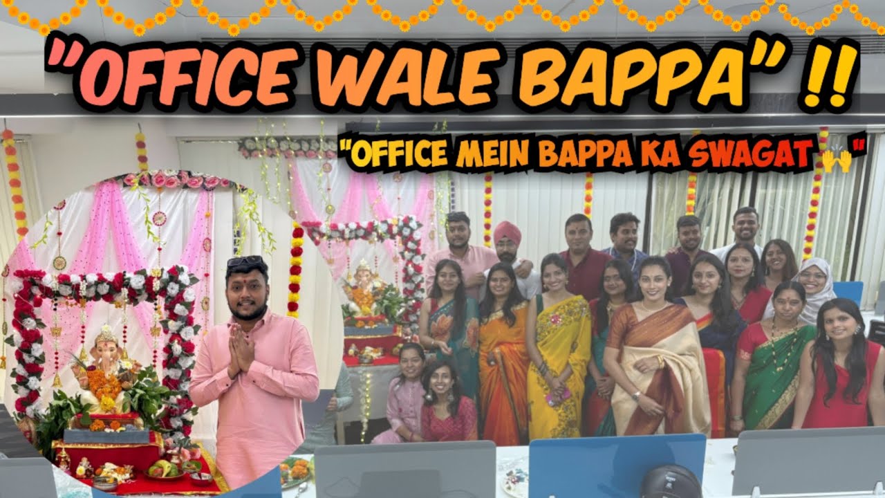 Office Wale Bappa | Ganpati Bappa Aagman Vlog | Peoplelink Unified Communication | Bappa is Here | 