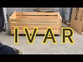IVAR Assembly storage box on wheels (perakitan kotak penyimpanan di atas roda) ikea