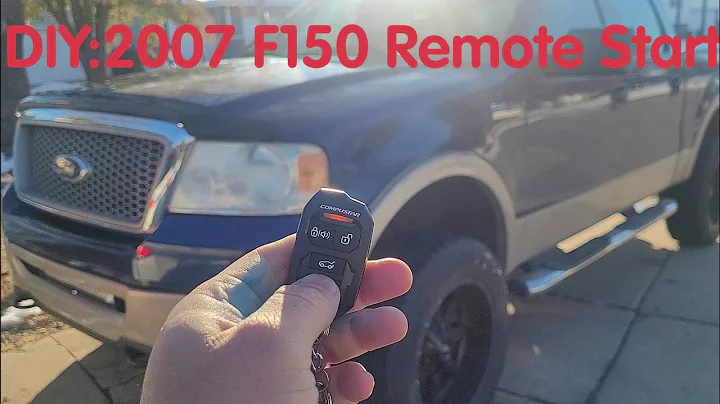 2007 Ford F150 DIY keyless entry and remote start. #compustar #F150remote start
