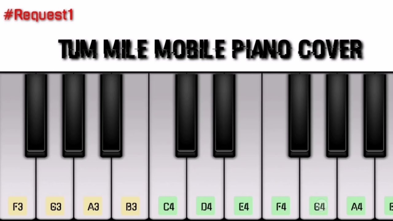 Tum Mile  Reprise  Piano Cover By Shreebhusan  Mobile Perfect Piano Tutorial  Request 1