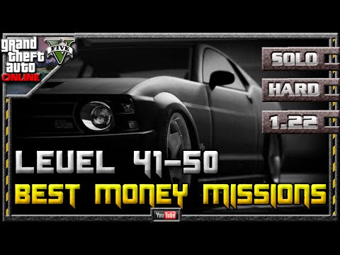 GTA 5 Online - Best Money Missions for Low Mid Level Players 1.22 (Farming Guide SOLO Hard GTA V)