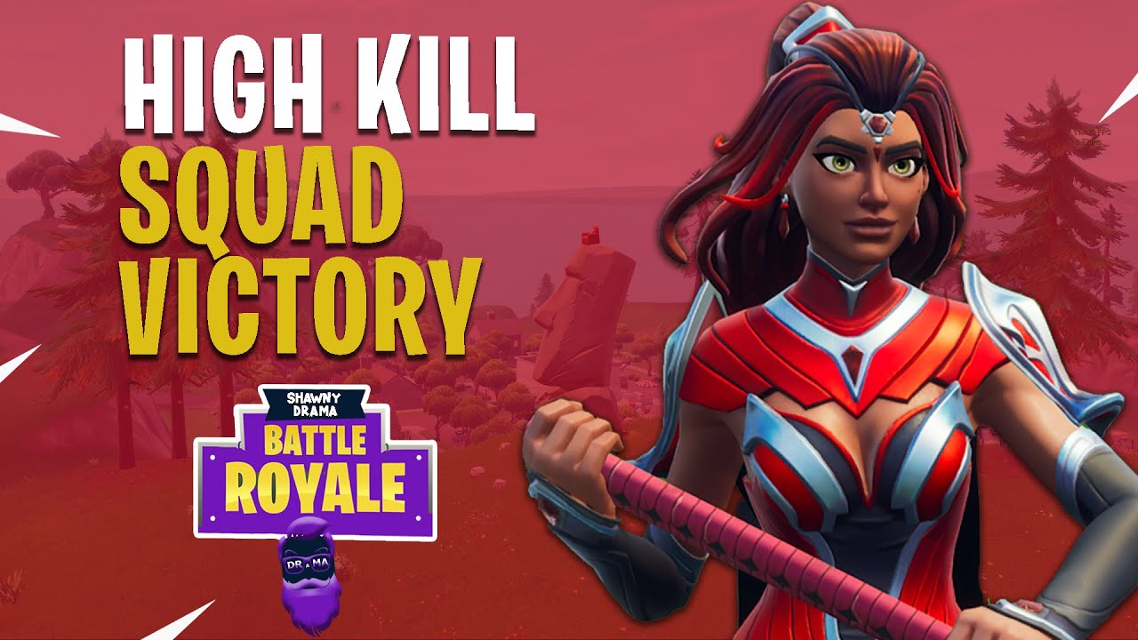 HIGH KILL Squad Game - Fortnite Battle Royale Victory - Shawny [MYTH IN ...
