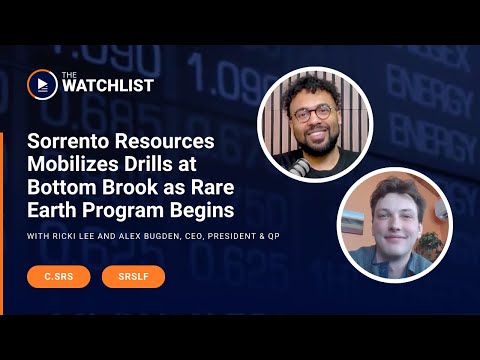 Sorrento Resources Mobilizes Drills at Bottom Brook as Rare Earth Program Begins