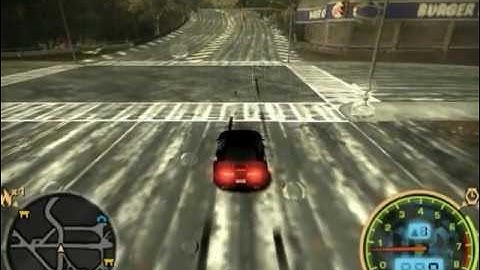 NFS - Most Wanted First Drift [with keyboard]