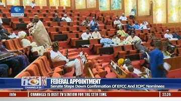 Senate Steps Down Confirmation Of EFCC & ICPC Nominees