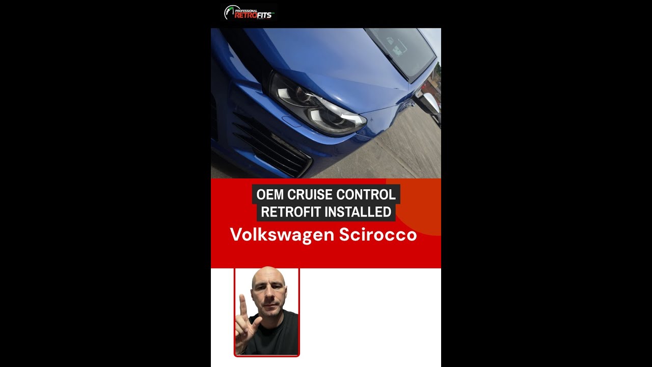 OEM Cruise Control Retrofit Installed Volkswagen Scirocco