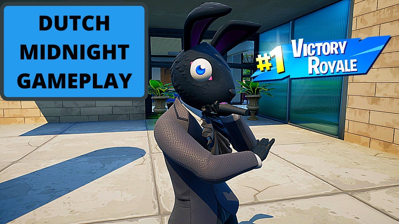 The Dutch Midnight Skin Gameplay(Fortnite Battle Royale)