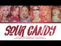 Lady Gaga, BLACKPINK「Sour Candy」 With 5 Members Ver. | (Color Coded Lyrics), you as a member